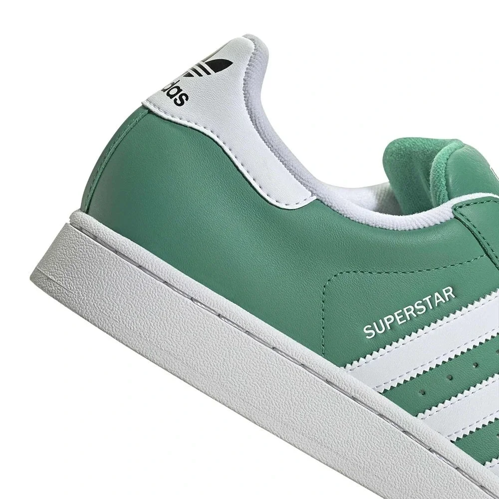 adidas Superstar II Mens Size 8.5 Green/White Sneakers Casual Shoes JI3076 NEW